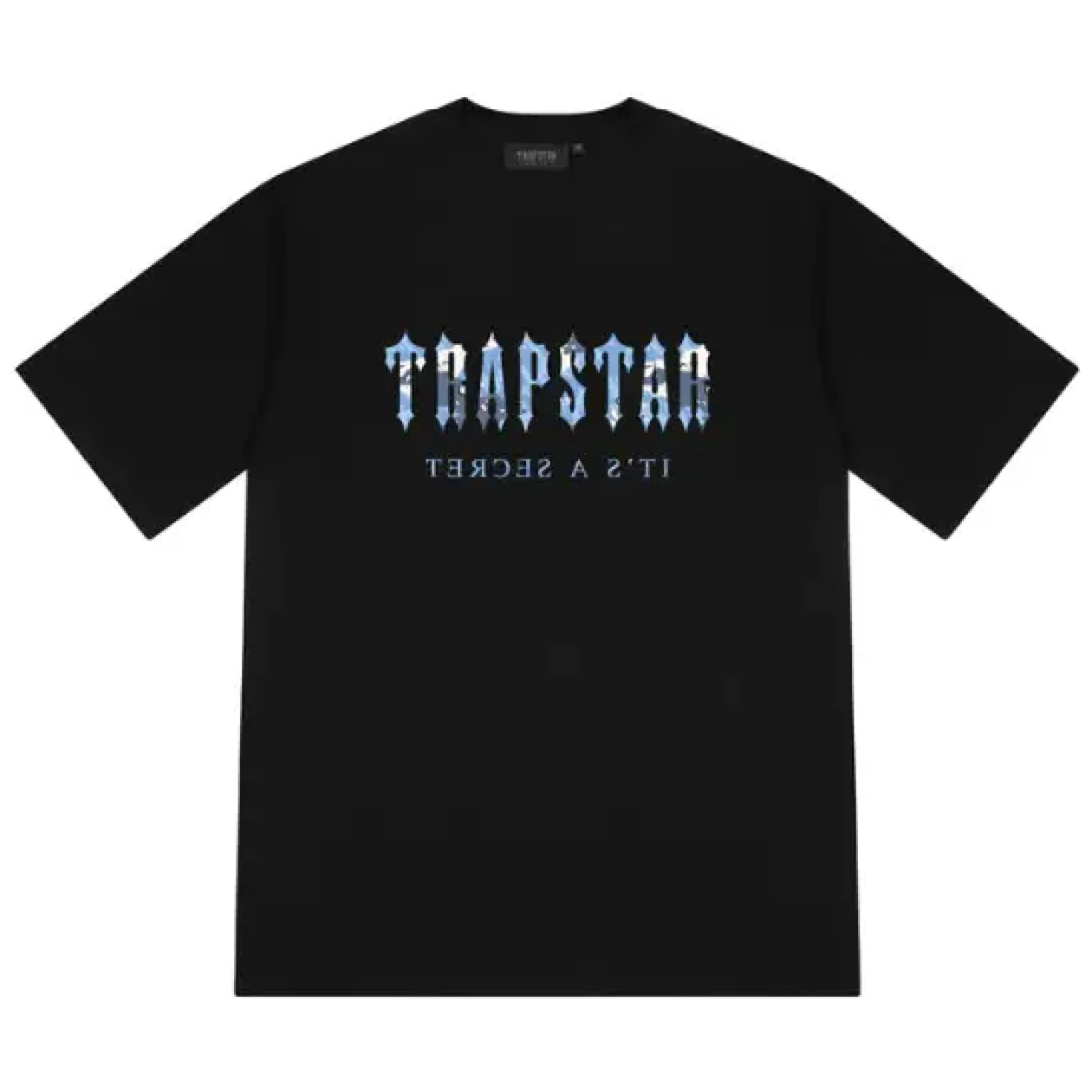 Trapstar Decoded Tee - Black/Blue Camo