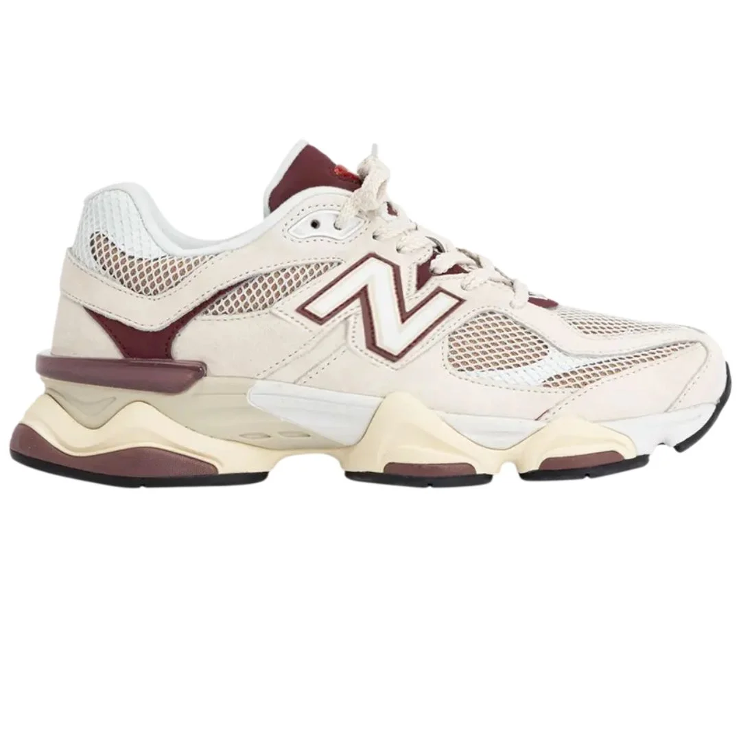 New Balance 9060 Linen Burgundy