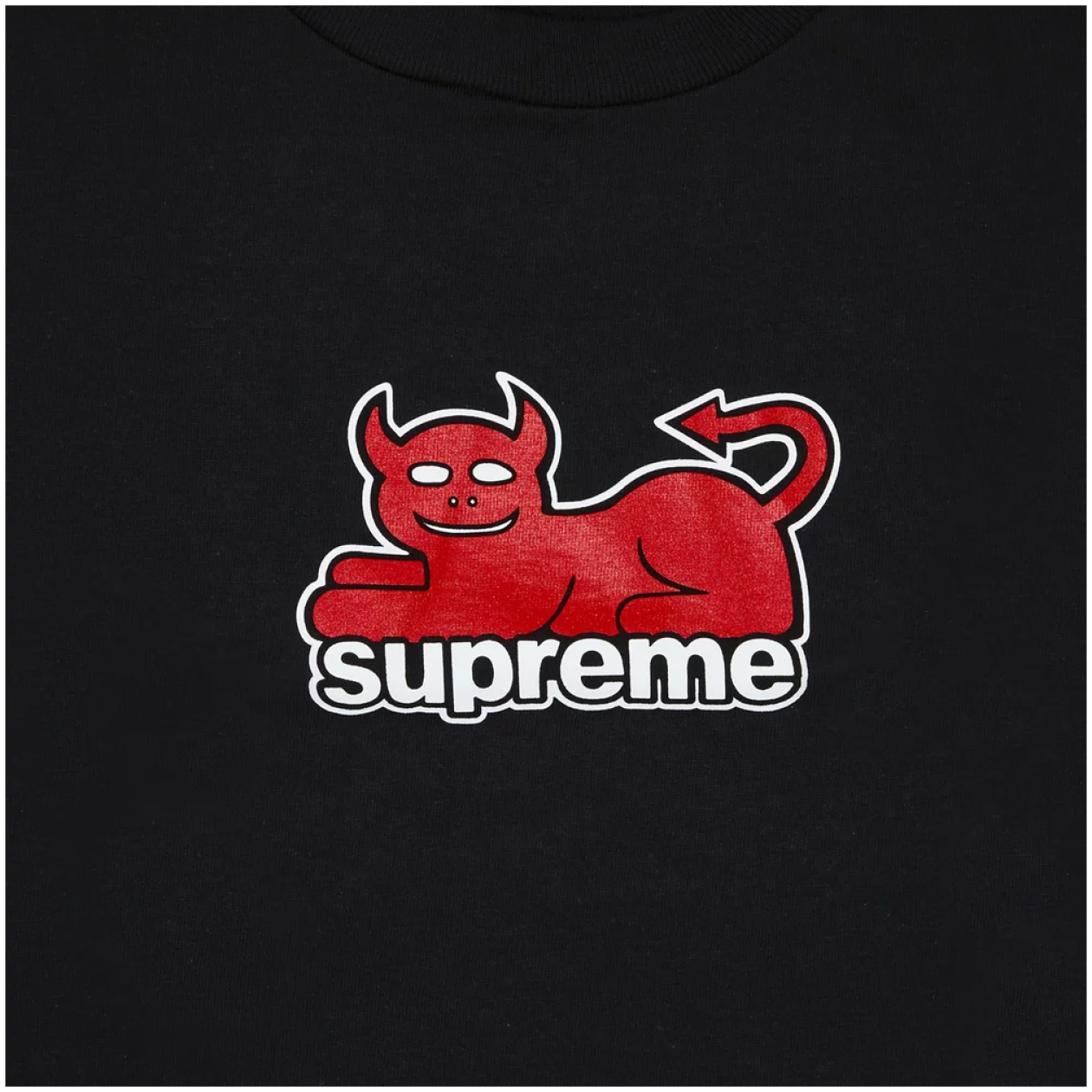 Supreme Toy Machine Devil Cat Tee Black – Sneakers Joint