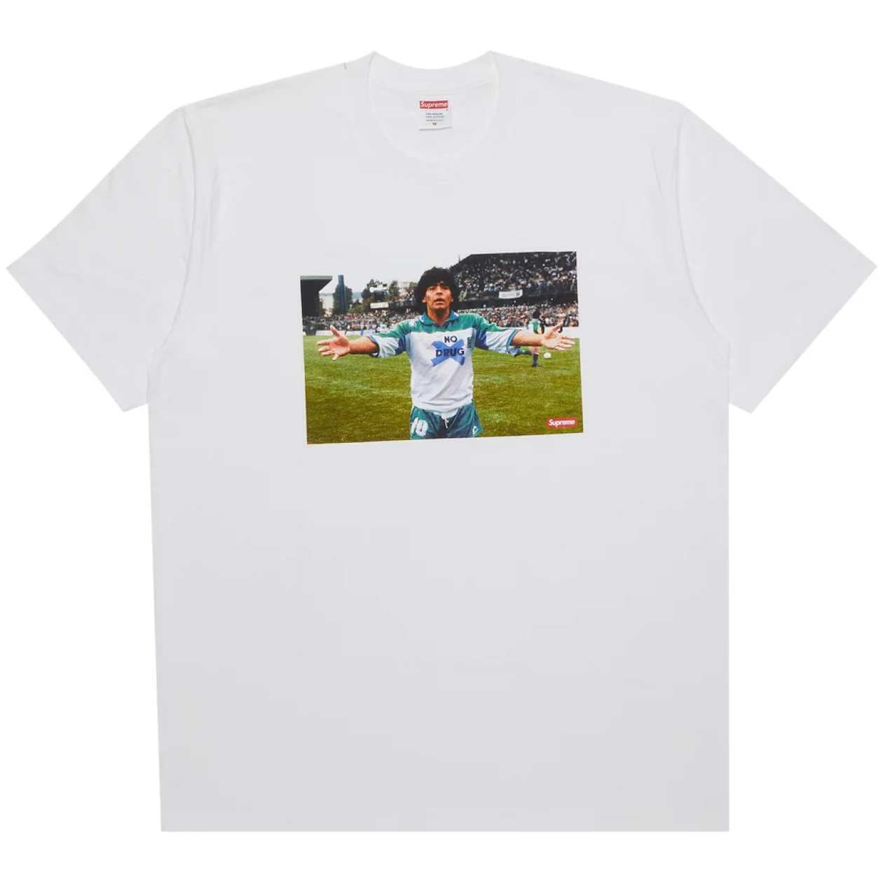 Supreme Maradona Tee White