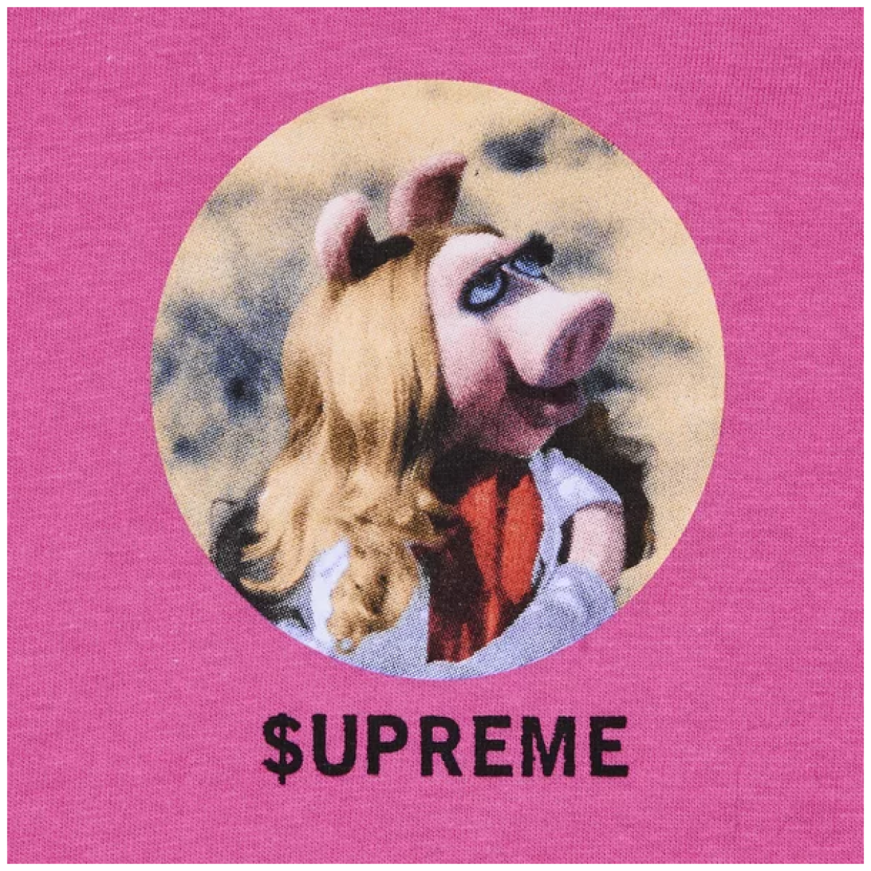 Supreme Miss Piggy Tee Fuchsia