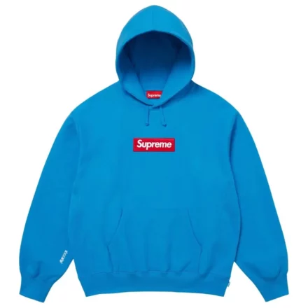 Supreme Box Logo Hooded Sweatshirt Blue (FW25)