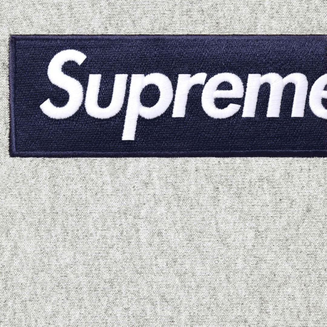 Supreme Box Logo Hooded Sweatshirt Grey (FW25) 1