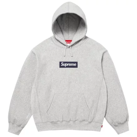 Supreme Box Logo Hooded Sweatshirt Grey (FW25)