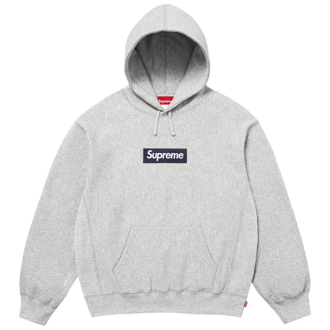 Supreme Box Logo Hooded Sweatshirt Grey (FW25)