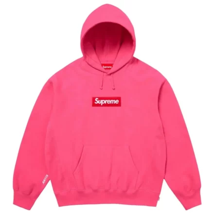 Supreme Box Logo Hooded Sweatshirt Magenta (FW25)