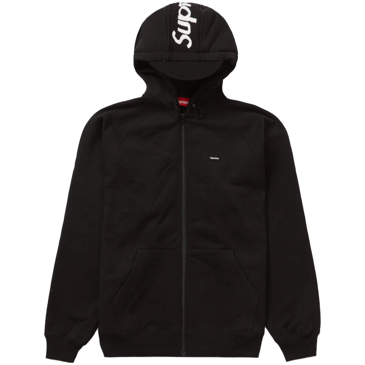 Supreme Brim Zip Up Hooded Sweatshirt Black