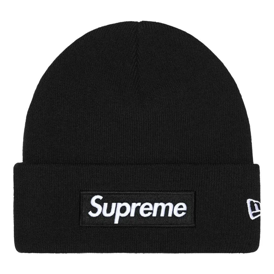 Supreme New Era Box Logo Beanie Black (FW25)