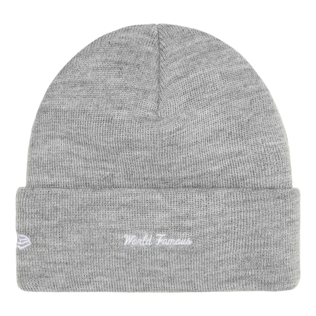 Supreme New Era Box Logo Beanie Grey (FW25) 1
