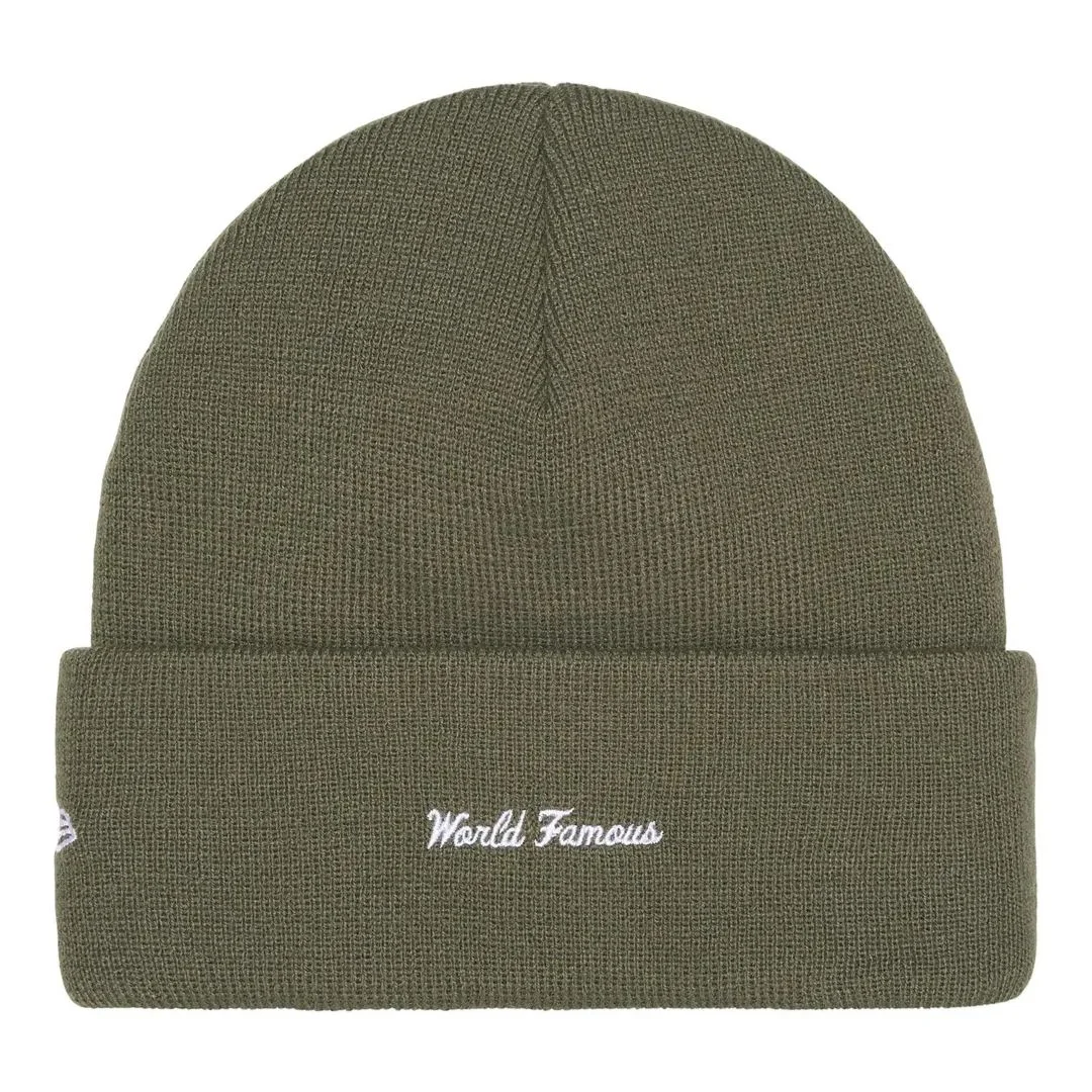 Supreme New Era Box Logo Beanie Olive (FW25) 1