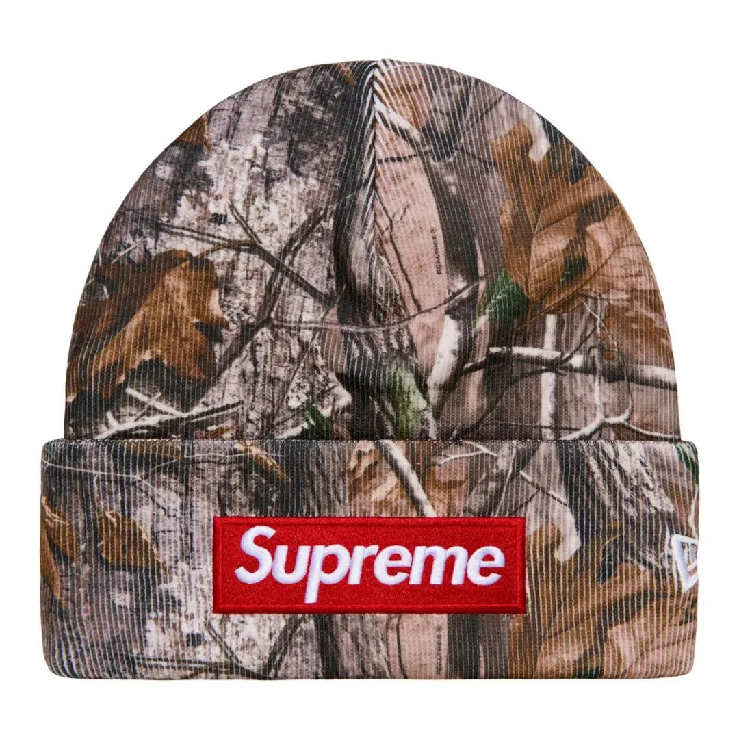 Supreme New Era Box Logo Beanie Realtree AP Camo (FW25)
