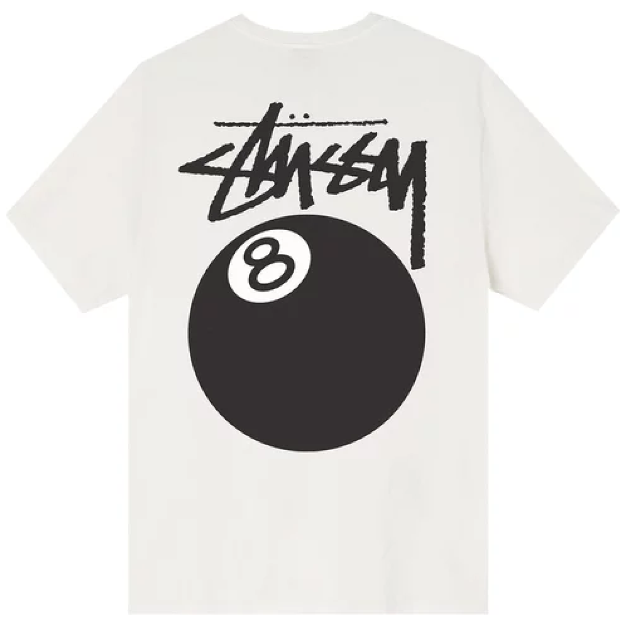 Stussy 8 Ball Pigment Dyed Tee Natural