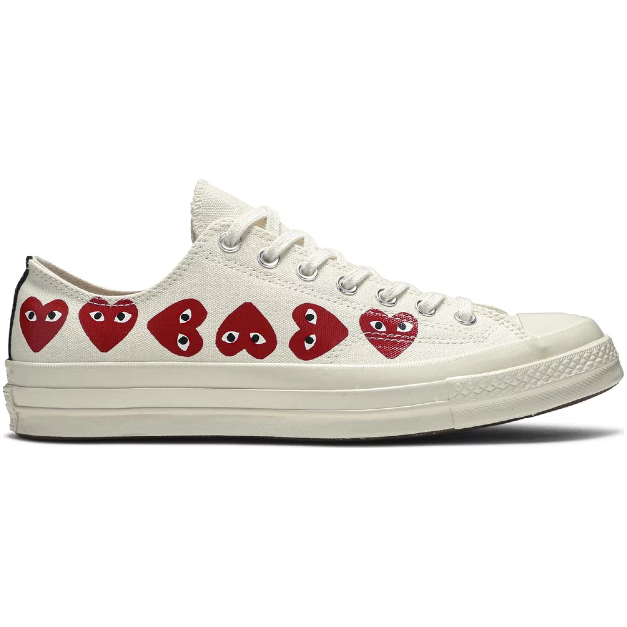 Converse Chuck Taylor All-Star 70 Ox Comme des Garçons Play Multi-Heart White