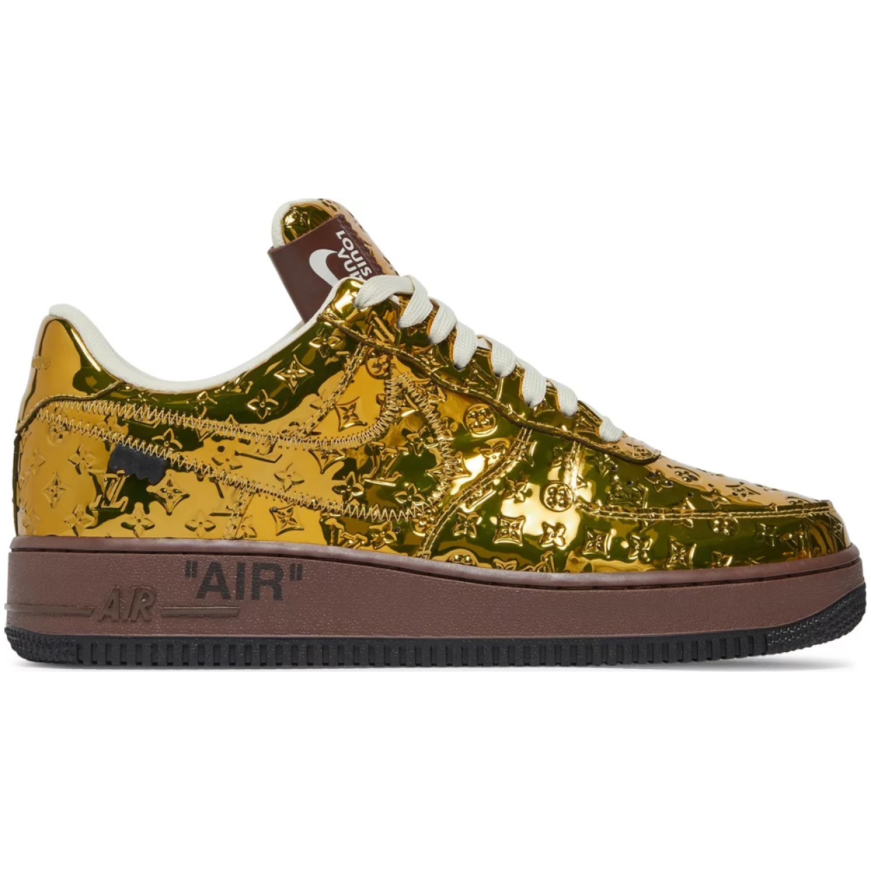 Nike Air Force 1 Low x Louis Vuitton Metallic Gold