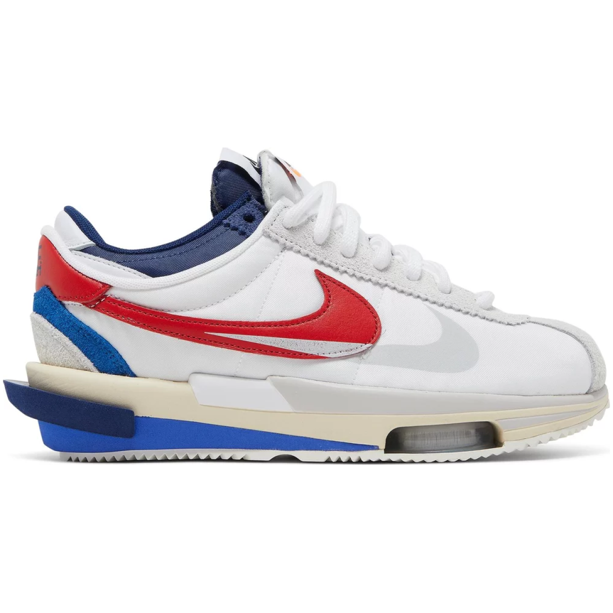 Nike Zoom Cortez SP sacai White University Red Blue