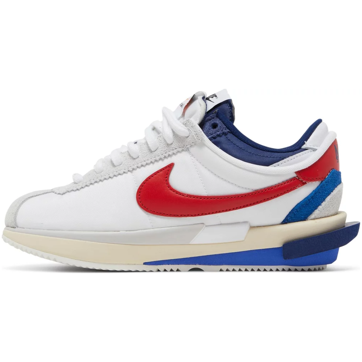 Nike Zoom Cortez SP sacai White University Red Blue