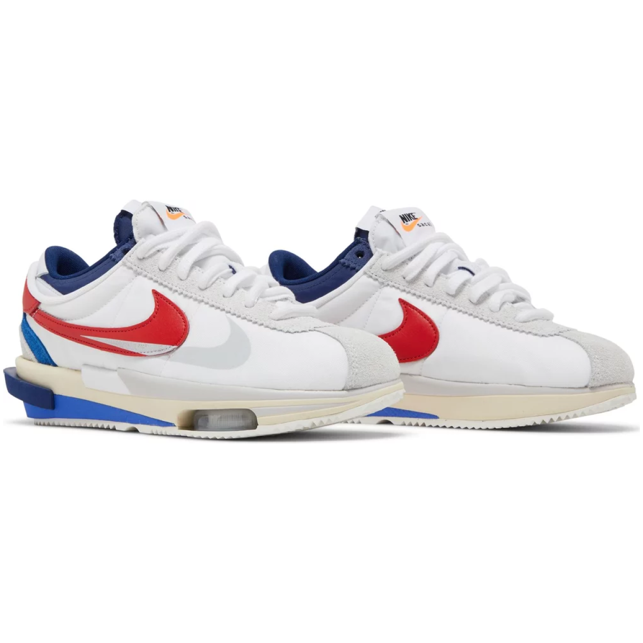 Nike Zoom Cortez SP sacai White University Red Blue