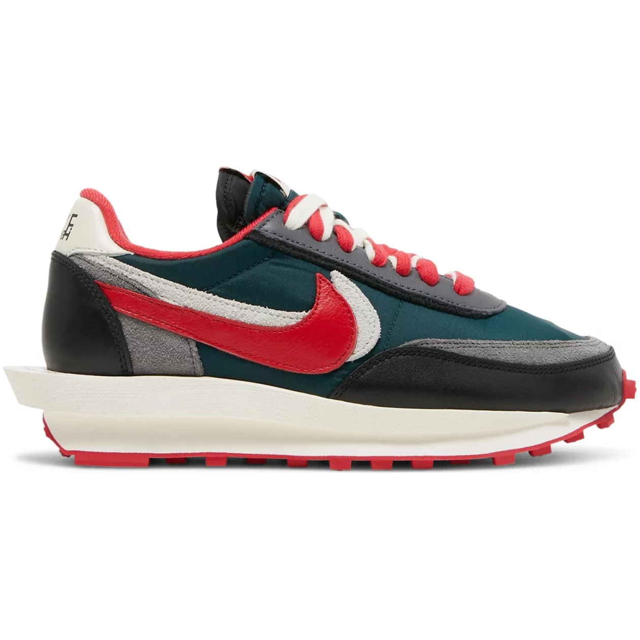 Nike LD Waffle sacai Undercover Midnight Spruce University Red