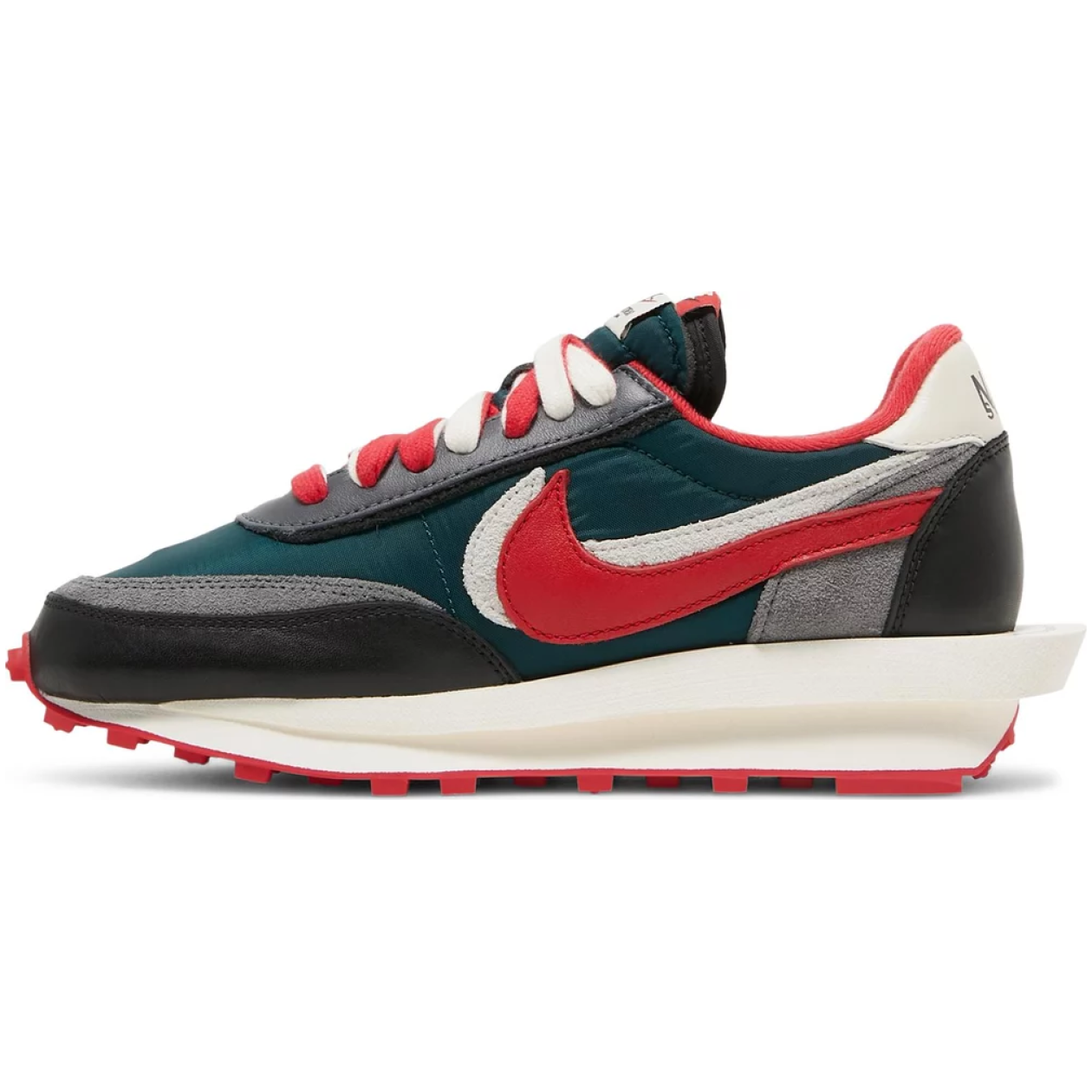 Nike LD Waffle sacai Undercover Midnight Spruce University Red