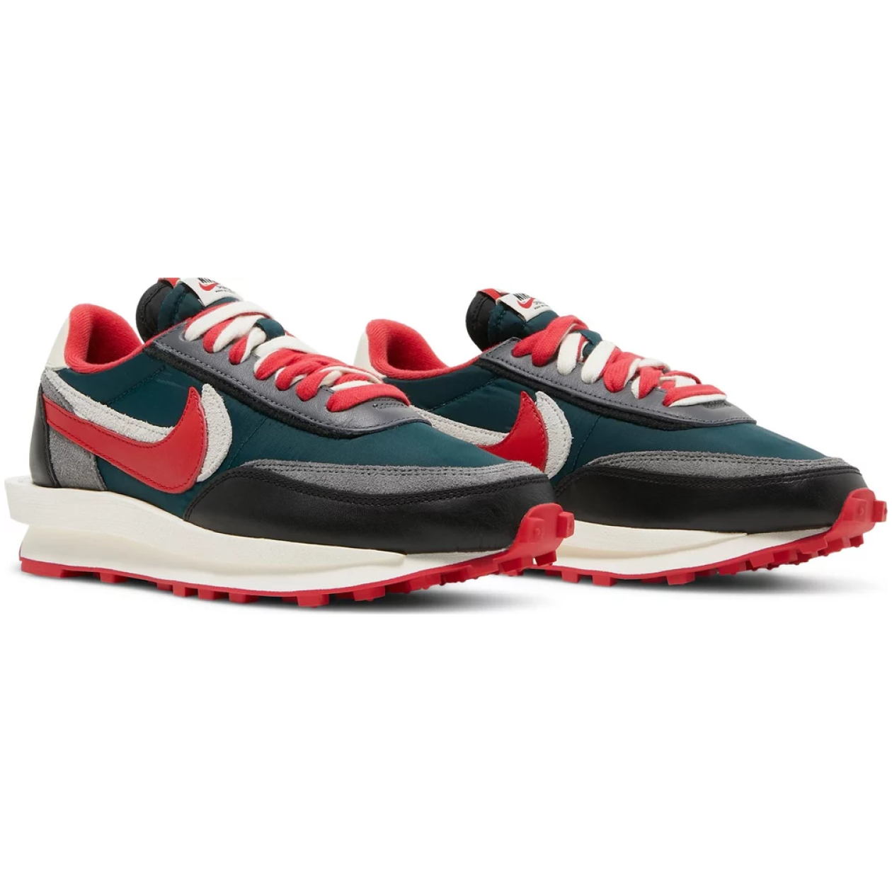 Nike LD Waffle sacai Undercover Midnight Spruce University Red