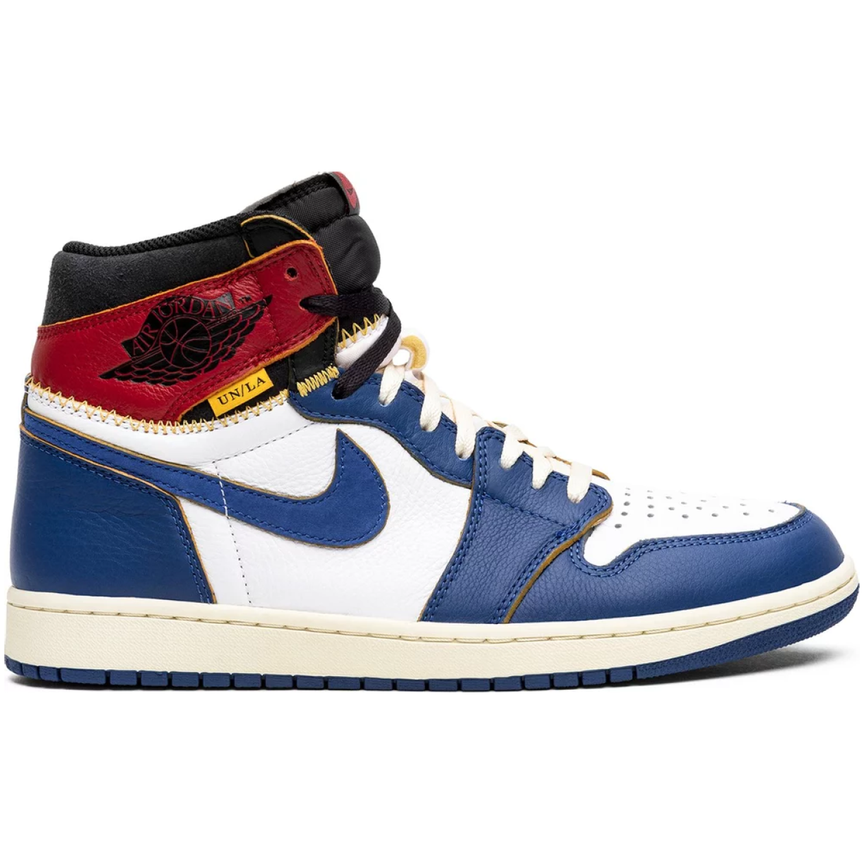 Air Jordan 1 Retro High Union Los Angeles Blau Zehe