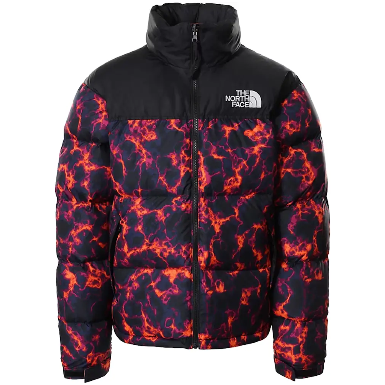 The North Face 1996 Gedruckt Retro Nuptse 700 Marble Camo Drucken