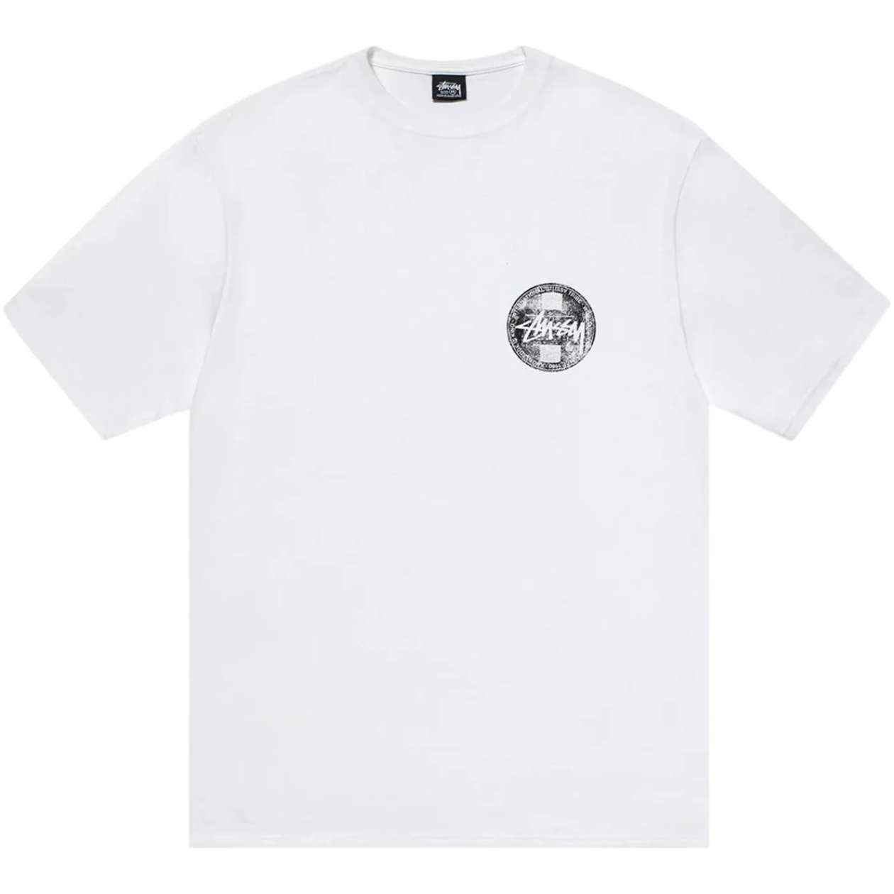 Stussy Dot Stamp Tee White