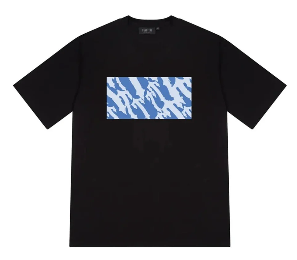 Trapstar Wavy Black Tee