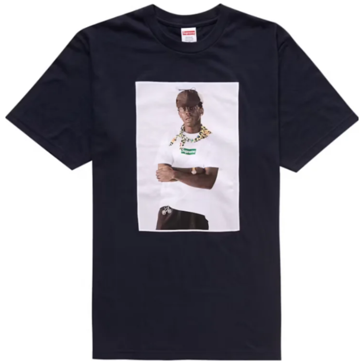 Supreme Tyler The Creator Photo Tee Navy