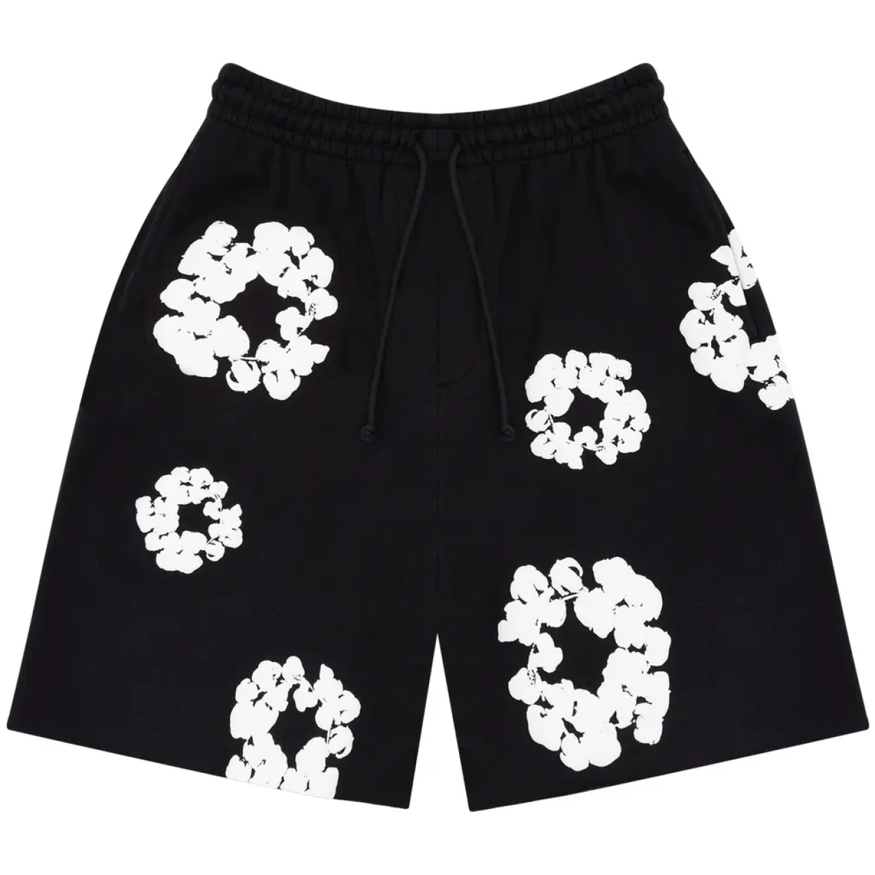 Denim Tears The Cotton Wreath Shorts Black