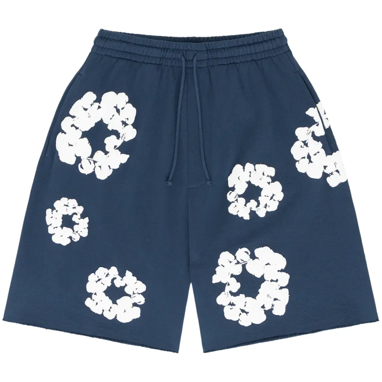 Denim Tears The Cotton Wreath Shorts Navy