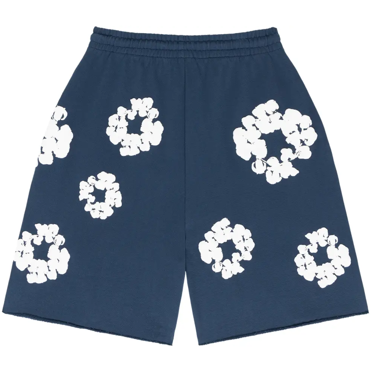 Denim Tears The Cotton Wreath Shorts Navy