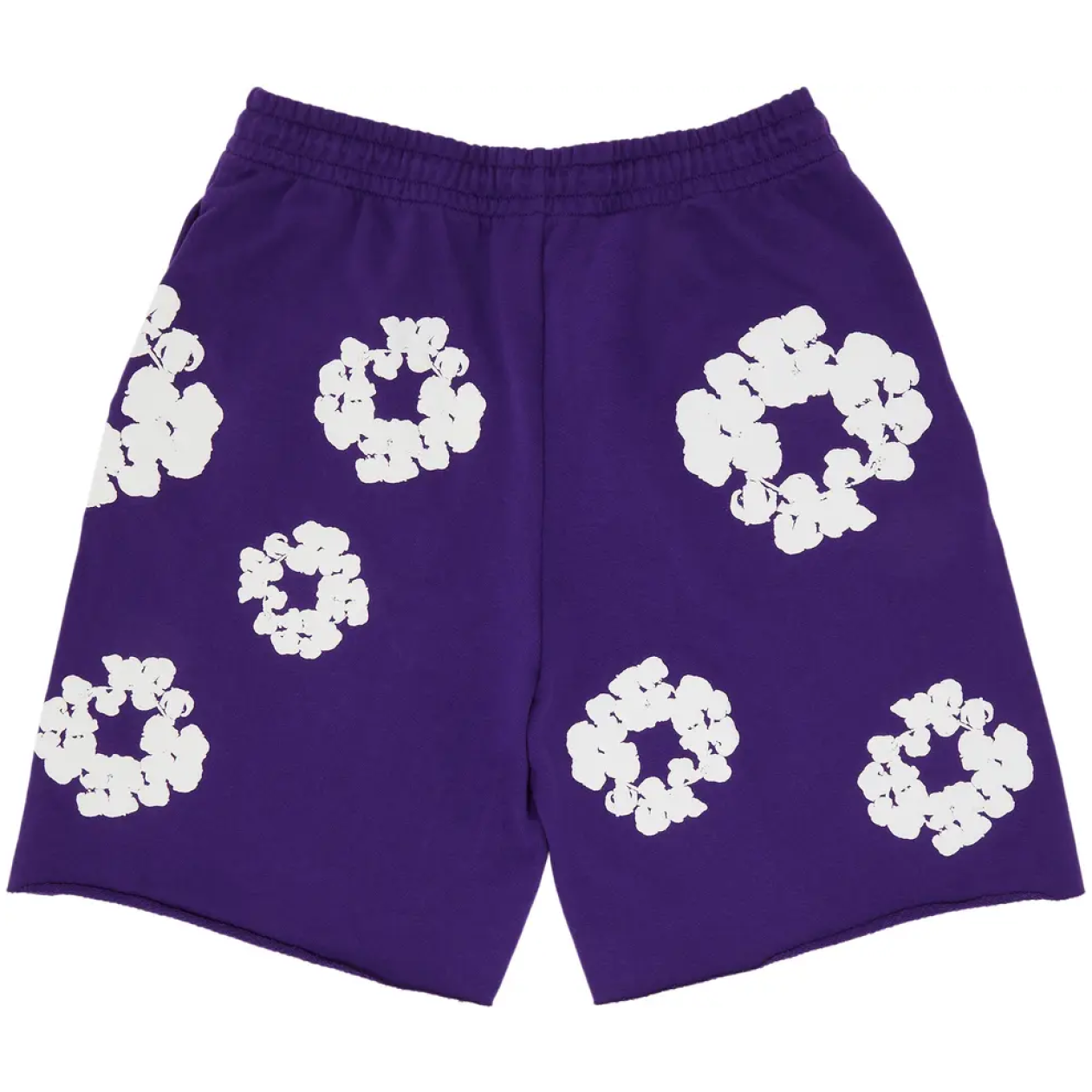 Denim Tears The Cotton Wreath Shorts Purple