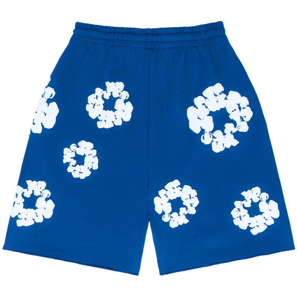 Denim Tears The Cotton Wreath Shorts Royal Blue