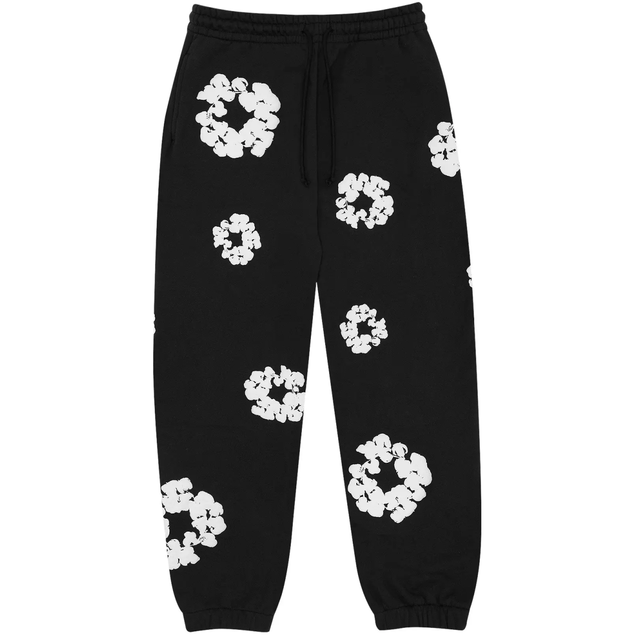 Denim Tears The Cotton Wreath Sweatpants Black