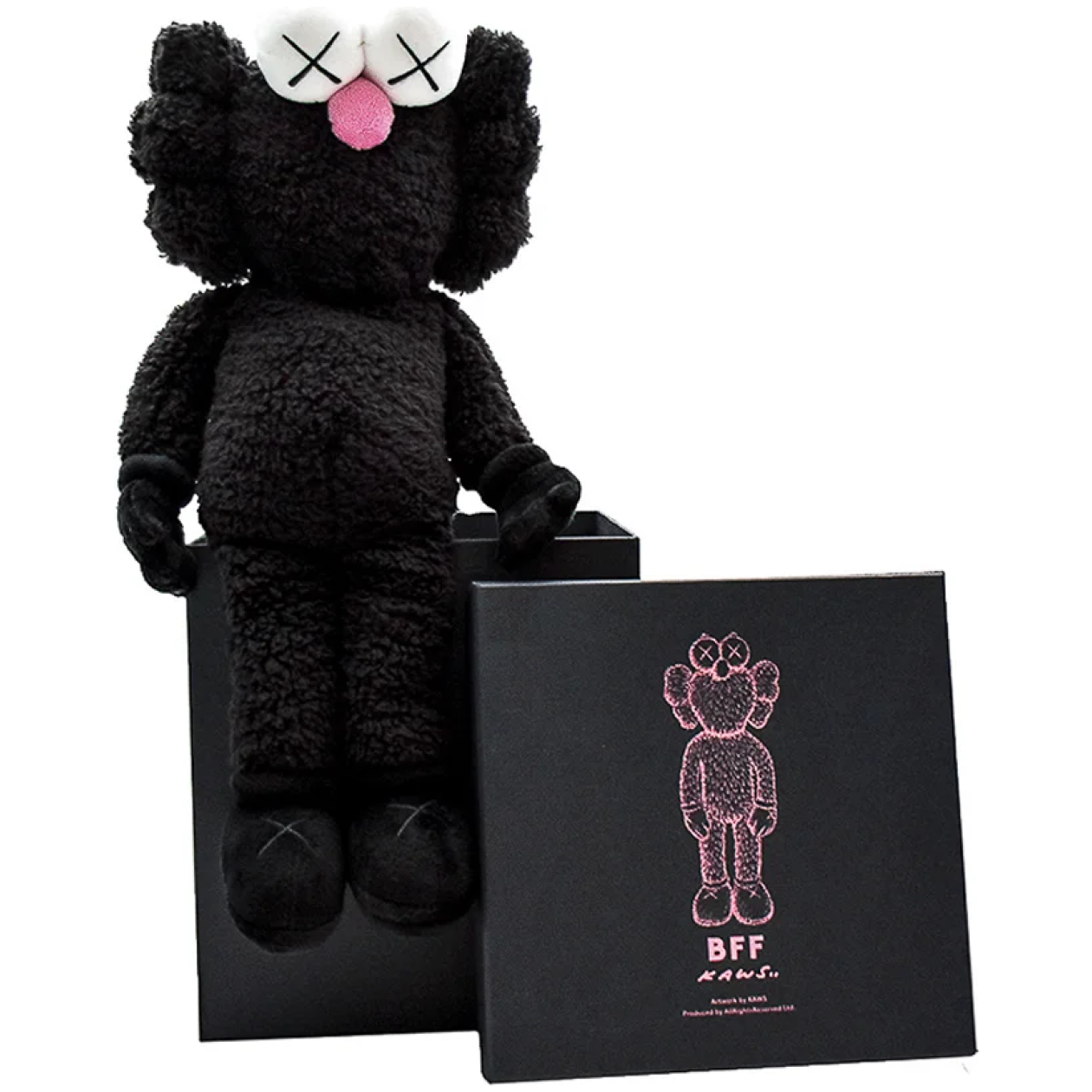 KAWS BFF Plush Toy Black