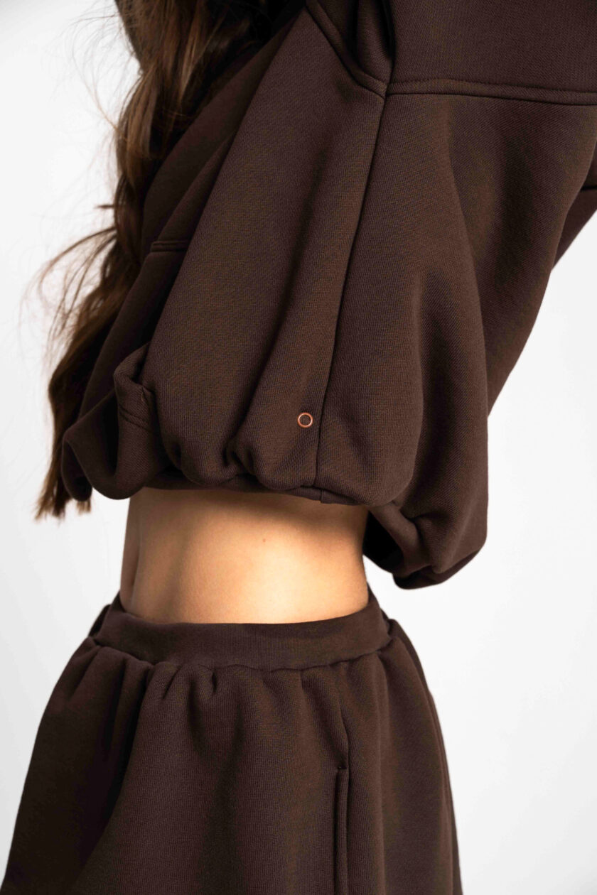 Cafe Societe Jet Hoodie (Chocolate Brown)
