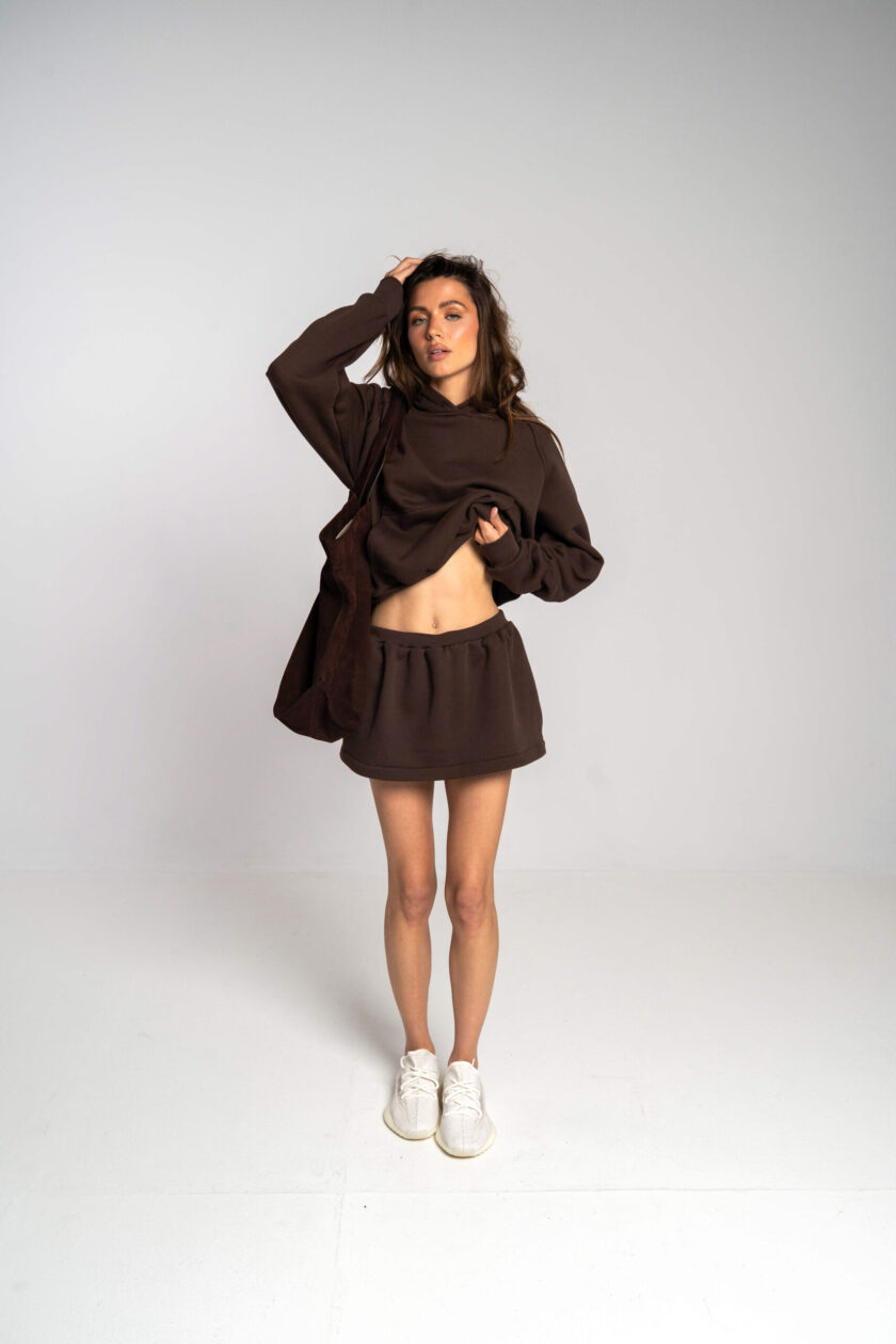 Cafe Societe Jet Hoodie (Chocolate Brown)