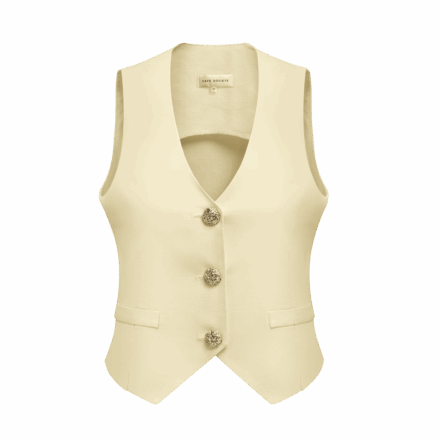 Cafe Societe Kamizelka Daisy (Butter Yellow)
