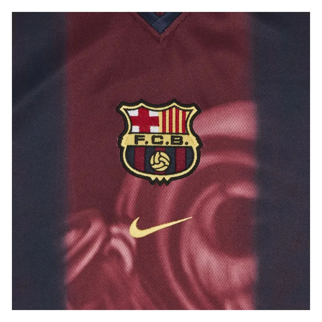 Nike FC Barcelona x Cactus Jack Retro 2000-01 Home Skeleton Jersey Red-Blue 3
