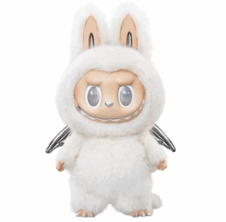 Pop Mart The Monsters Labubu Zimomo Angel in Clouds (No Tote) Figure