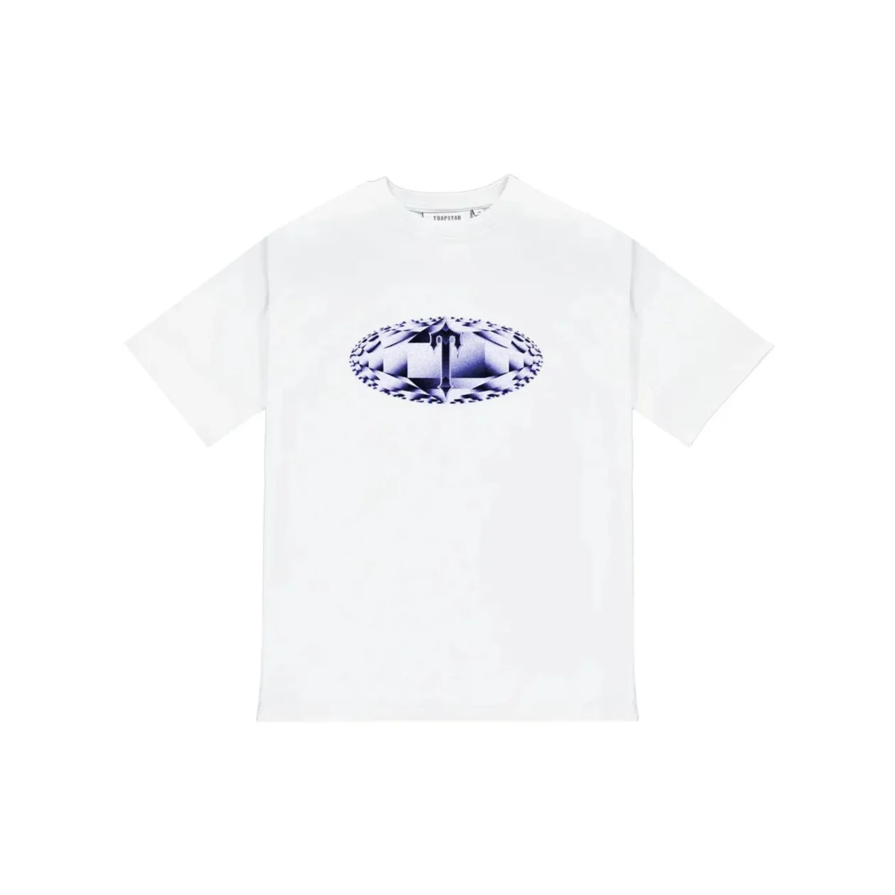 Trapstar Diamond In The Rough Tee Blue Gem