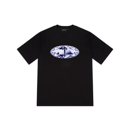 Trapstar Diamond In The Rough Tee Blue Gem