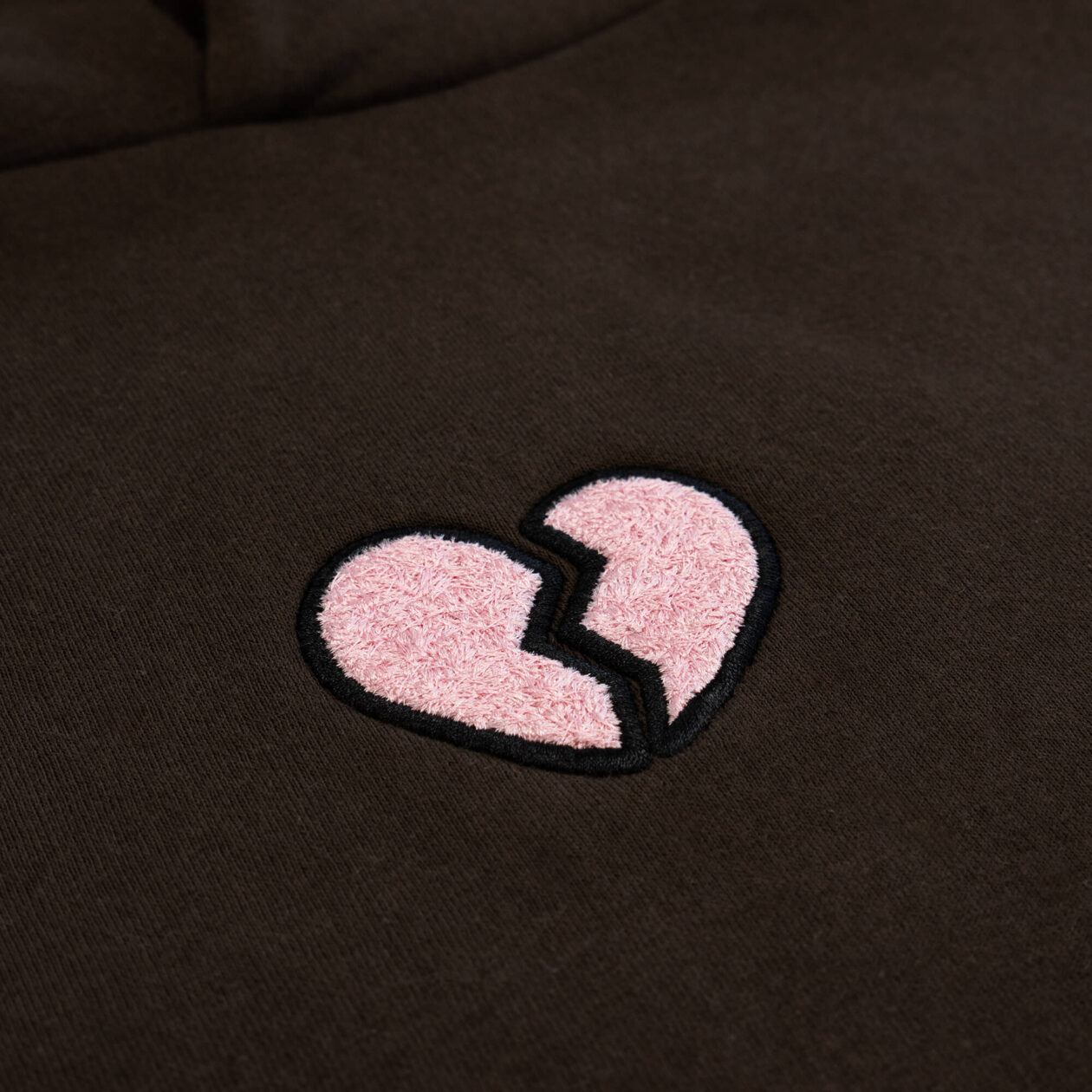 Broken Heart Hoodie – Brown