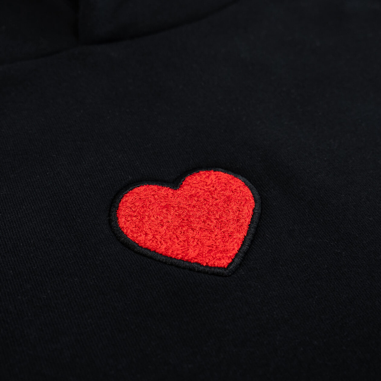 Heart Hoodie – Black