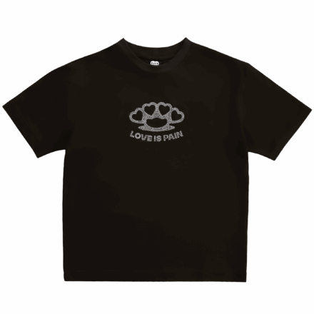 Love is Pain T-Shirt - Brown