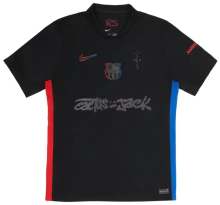 Nike FC Barcelona x Cactus Jack 2024/25 Match Away Jersey Black