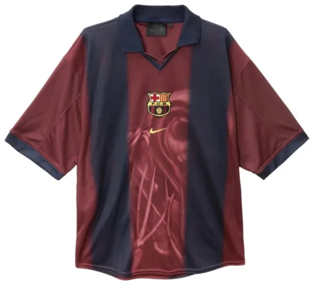 Nike FC Barcelona x Cactus Jack Retro 2000/01 Home Skeleton Jersey Red/Blue