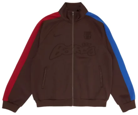 Nike FC Barcelona x Cactus Jack Retro Zip Anthem Jacket Brown