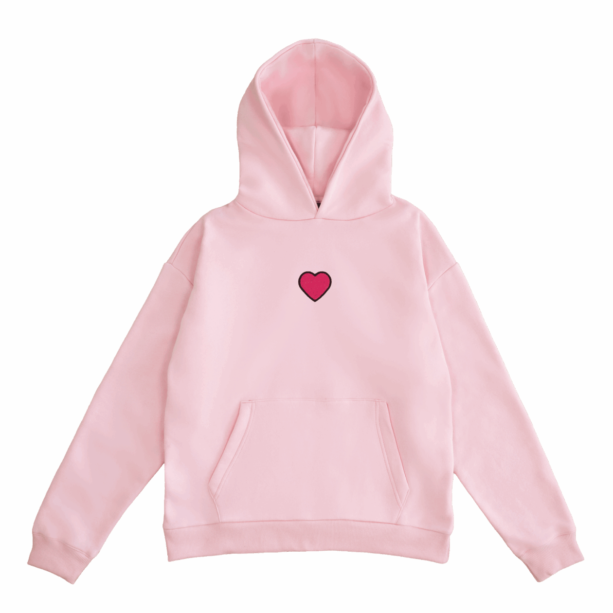 Heart Hoodie – Pink